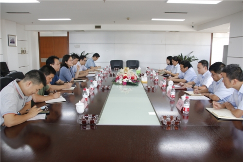 【领导关怀】同商共谋  将产改工作进行到底——浙江省总工会、省建设建材工会、市总工会、市建设工会领导一行走访新宝GG调研指导